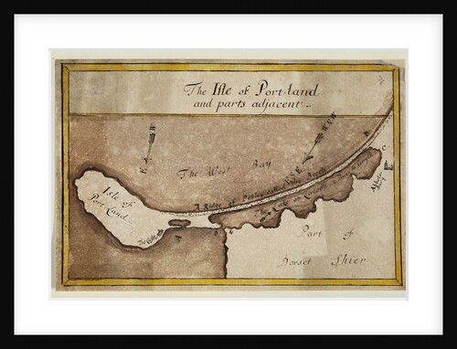 Map of the Isle of Portland by Anonymous
