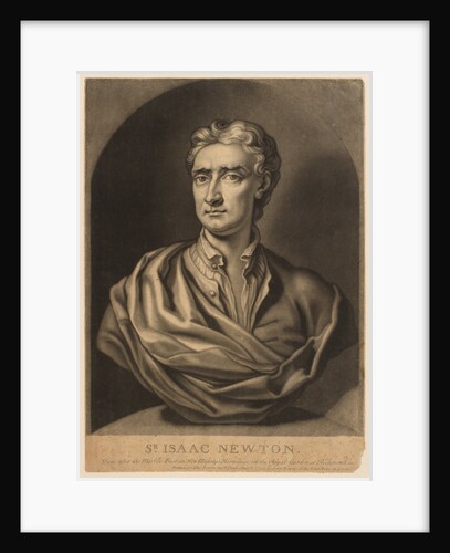 Portrait of Isaac Newton (1642-1727) by John Faber the Younger