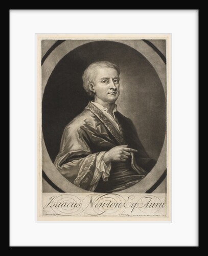 Portrait of Isaac Newton (1642-1727) by Jean Simon