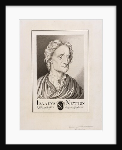 Portrait of Isaac Newton (1642-1727) by George Perfect Harding