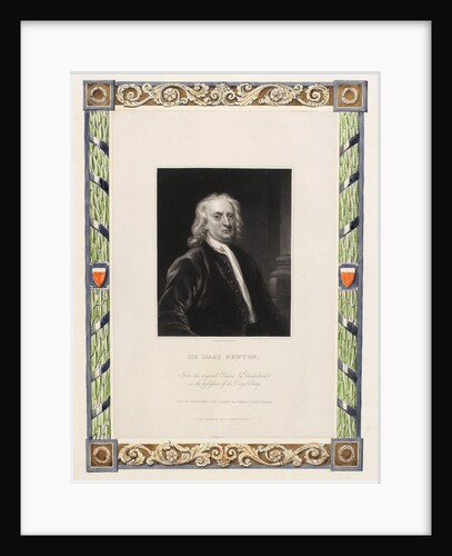 Portrait of Isaac Newton (1642-1727) by Edward Scrimm
