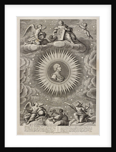 Portrait of Isaac Newton (1642-1727) by George Bickham the elder