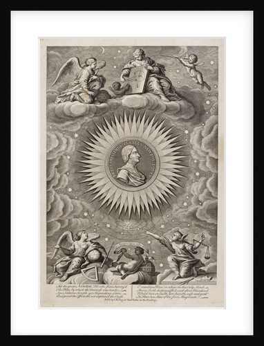 Portrait of Isaac Newton (1642-1727) by George Bickham the elder