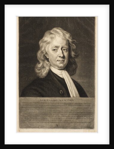 Portrait of Isaac Newton (1642-1727) by James McArdell