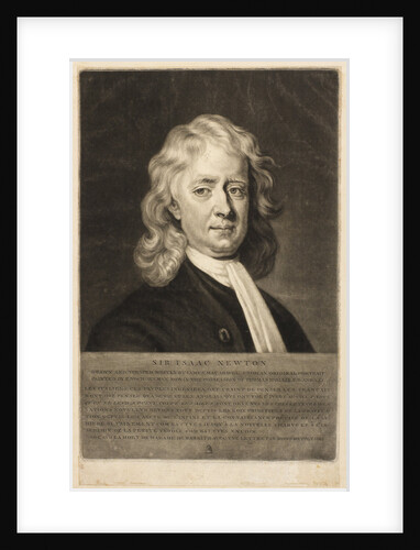 Portrait of Isaac Newton (1642-1727) by James McArdell