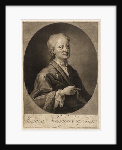 Portrait of Isaac Newton (1642-1727) by Jean Simon