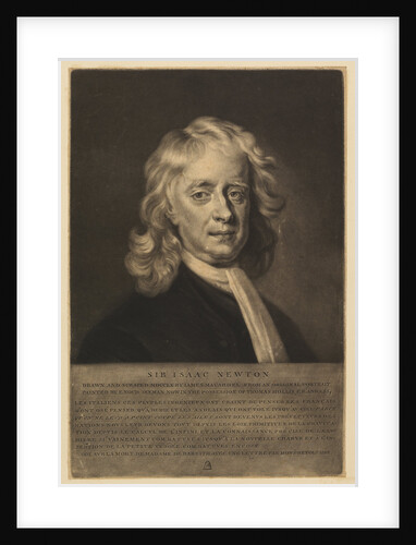 Portrait of Isaac Newton (1642-1727) by James McArdell