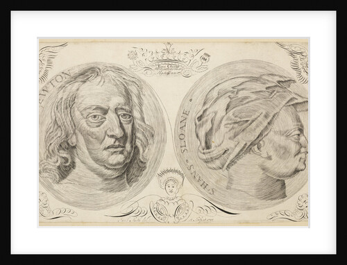 Portraits of Sir Isaac Newton (1642-1727) and Sir Hans Sloane (1660-1753) by Jacob Smith