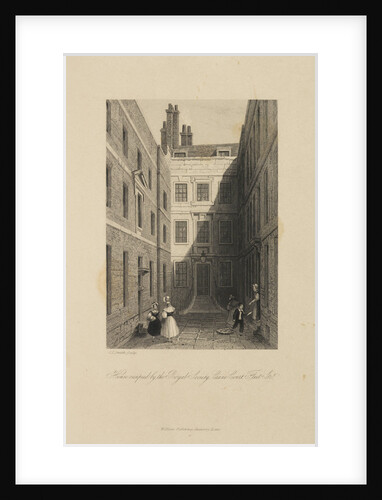 The Royal Society's house at Crane Court by Charles John Smith