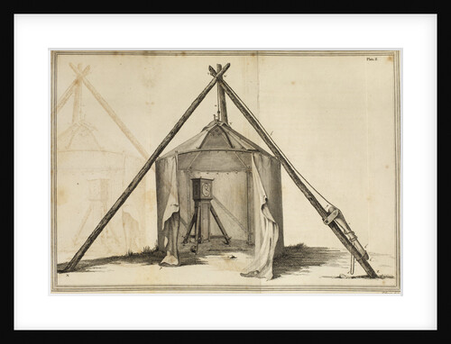 Shelton regulator in canvas observatory by James Basire the elder