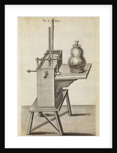 Boyle's second air pump by Anonymous