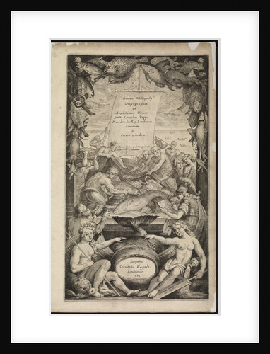 Title page of 'Icthyographia' by Paul van Somer II