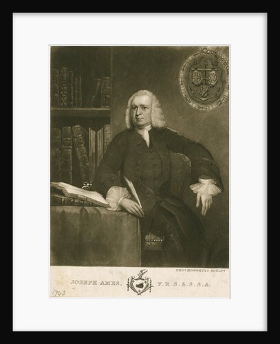 Portrait of Joseph Ames (1689-1759) by Thomas Hodgetts