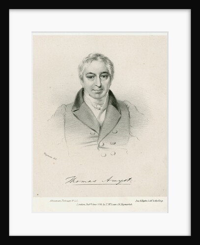 Portrait of Thomas Amyot (1775-1850) by Day & Haghe