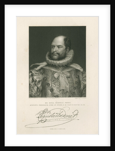 Portrait of Prince Augustus Frederick, Duke of Sussex (1773-1843) by Henry Robinson