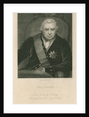Portrait of Joseph Banks (1743-1820) by Charles Edward Wagstaff