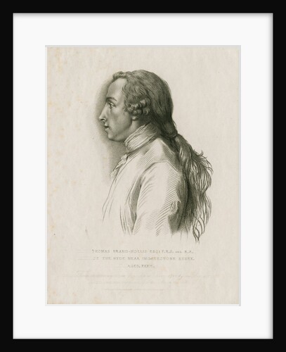 Portrait of Thomas Brand Hollis (1714-1804) by E Bocquet