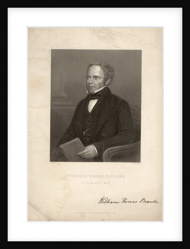 Portrait of William Thomas Brande (1788-1866) by Charles William Sharpe