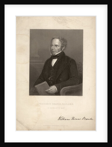 Portrait of William Thomas Brande (1788-1866) by Charles William Sharpe