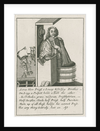 Caricature of Gilbert Burnet (1643-1715) by Anonymous