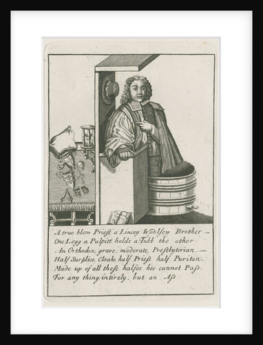 Caricature of Gilbert Burnet (1643-1715) by Anonymous