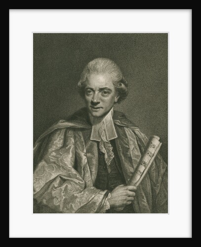 Portrait of Charles Burney (1726-1814) by Francesco Bartolozzi