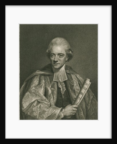 Portrait of Charles Burney (1726-1814) by Francesco Bartolozzi