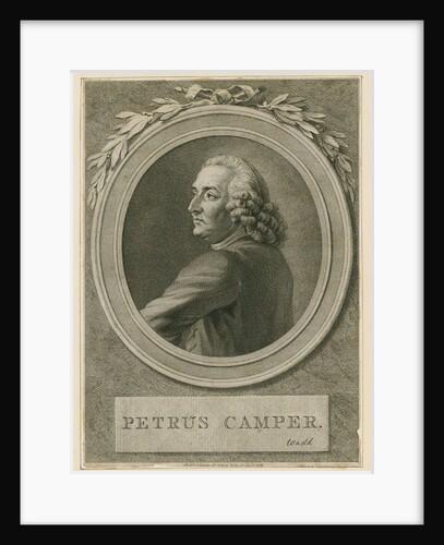 Portrait of Pieter Camper (1722-1789) by Reinier Vinkeles