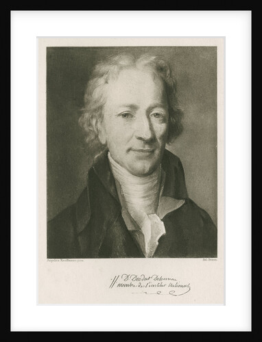 Portrait of Dieudonne Sylvain Guy Tancrede de Dolomieu (1750-1801) by Braun