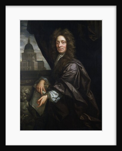 Portrait of Christopher Wren (1632-1723) by John Closterman