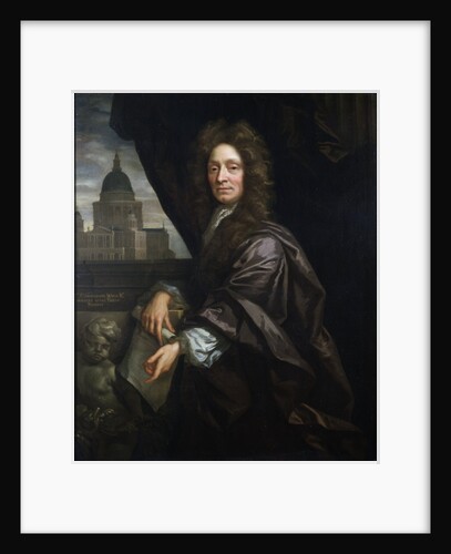 Portrait of Christopher Wren (1632-1723) by John Closterman