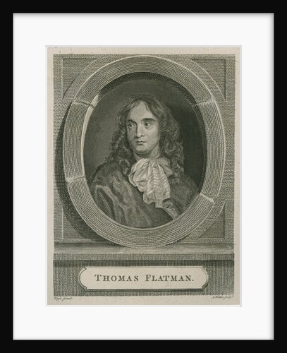 Portrait of Thomas Flatman (1635-1688) by Anthony Walker