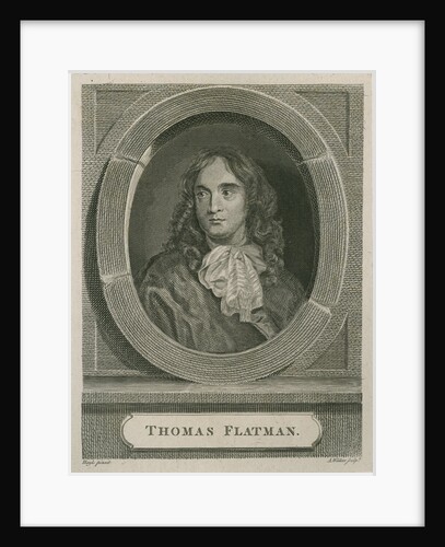 Portrait of Thomas Flatman (1635-1688) by Anthony Walker