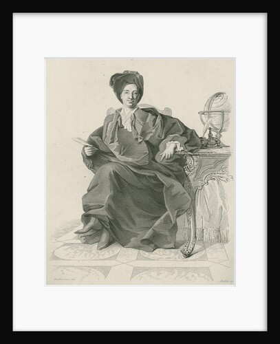 Portrait of Bernard le Bovier de Fontenelle (1657-1757) by Leonie Lacoste Chollet