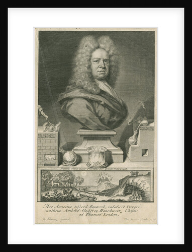 Portrait of Ambrose Godfrey (1680-1756) by George Vertue