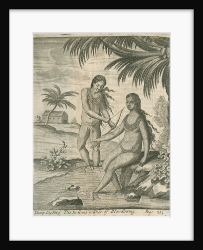 Blood letting practised by the Cuna Indians of Panama, observed by Lionel Wafer by John Savage
