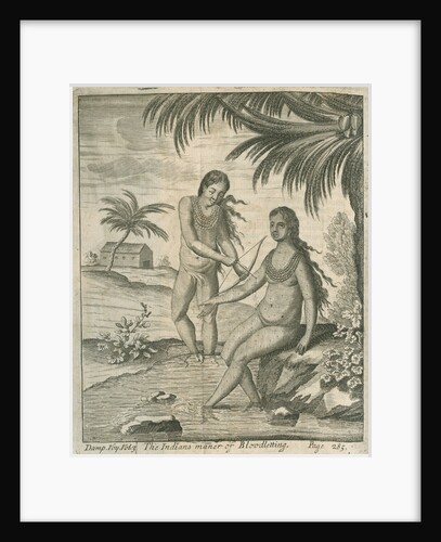 Two Kuna women practicing blood-letting by John Savage