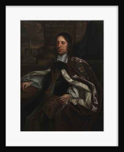 Portrait of Seth Ward (1617-1689) by John Greenhill
