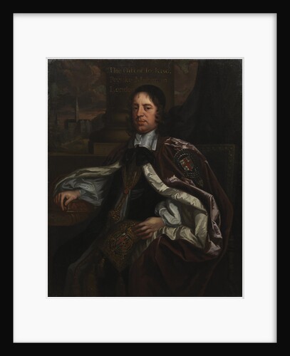 Portrait of Seth Ward (1617-1689) by John Greenhill