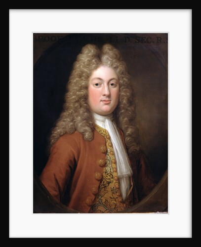 Portrait of Brook Taylor (1685-1731) by Hans Hysing