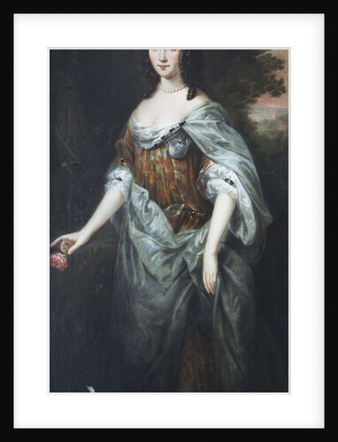 Portrait of 'woman with a rose' by Anonymous