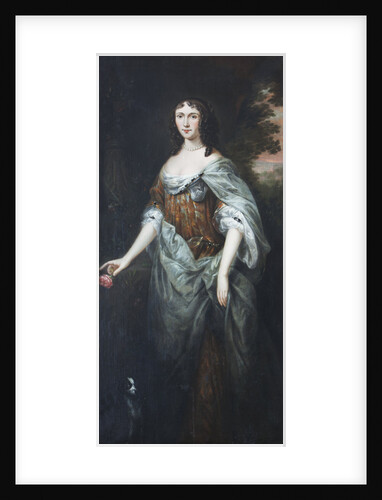 Portrait of 'woman with a rose' by Anonymous