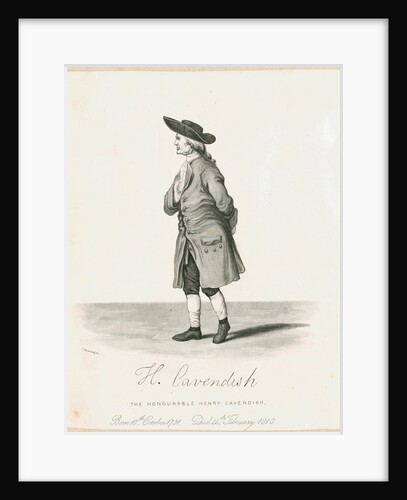 Portrait of Henry Cavendish (1731-1810) by Charles Rosenberg I