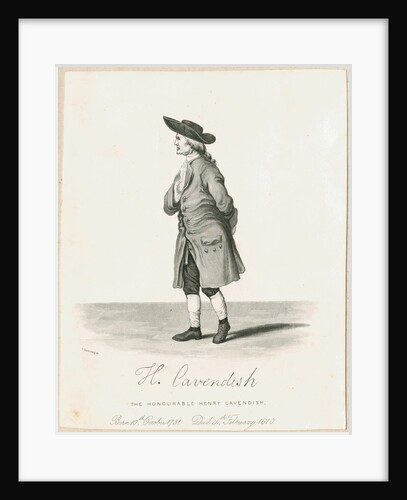 Portrait of Henry Cavendish (1731-1810) by Charles Rosenberg I
