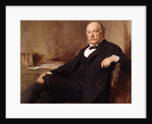 Portrait of John William Strutt. 3rd Baron Rayleigh (1842-1919) by George Reid