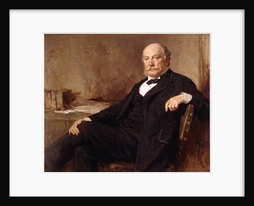 Portrait of John William Strutt. 3rd Baron Rayleigh (1842-1919) by George Reid