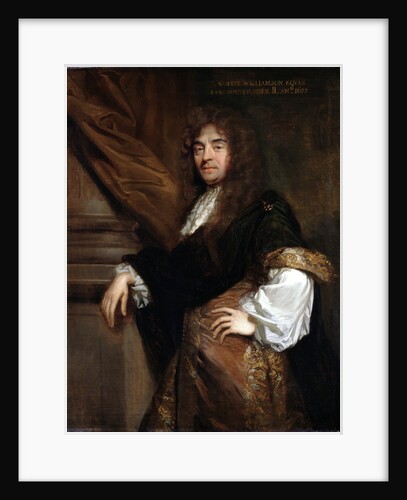 Portrait of Joseph Williamson (1633-1701) by Godfrey Kneller