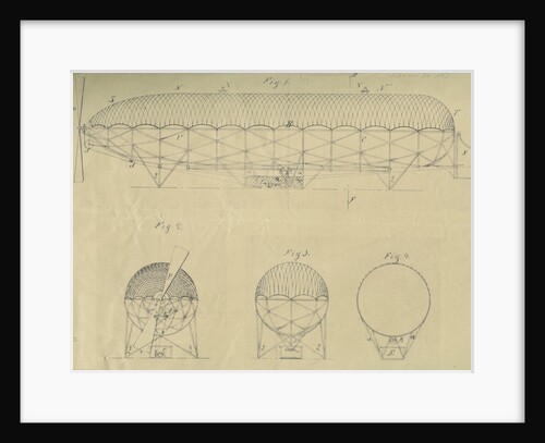 Airship design by Adolf Runge