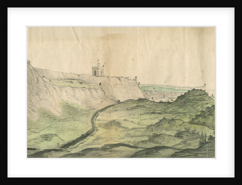 Sunken cliff near Folkestone Harbour by John Lyon