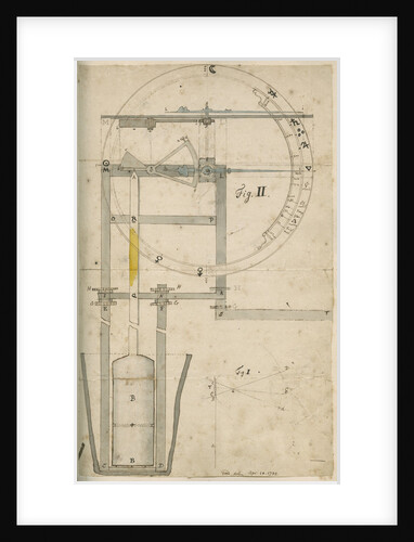 Mechanical thermometer by Cromwell Mortimer
